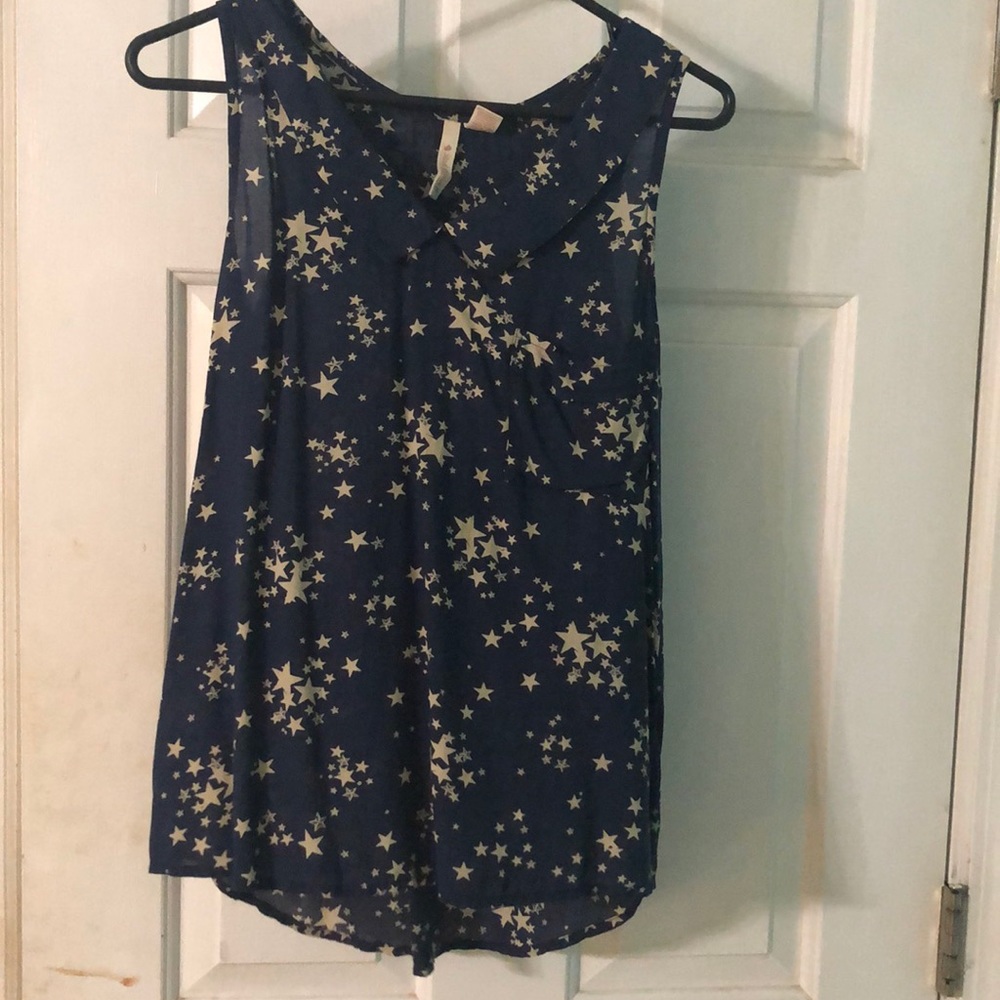 Stars and blue tank tops